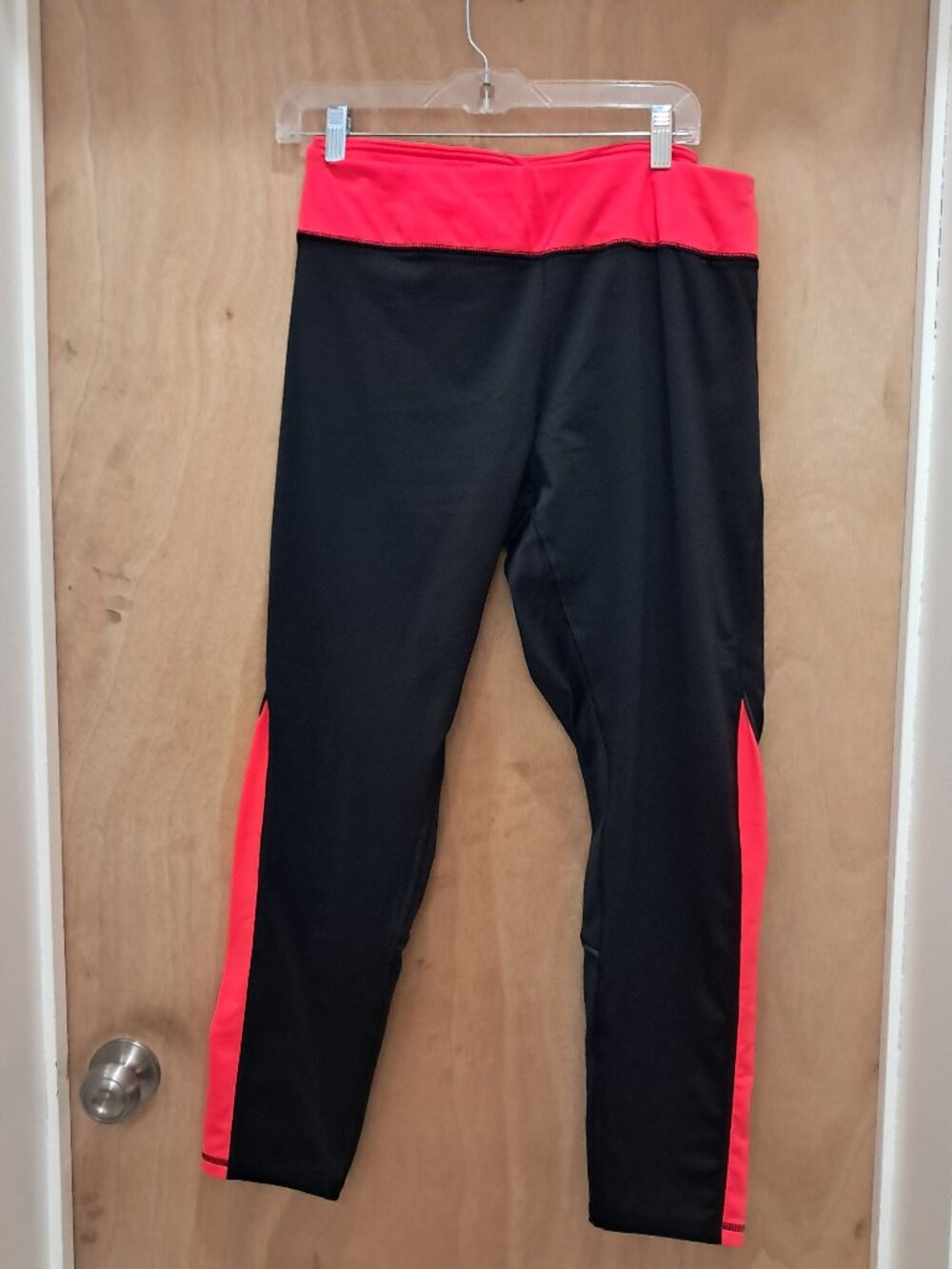 Tek Gear Warm Tek Fleece Lined Athletic Pants 2X Black Pink